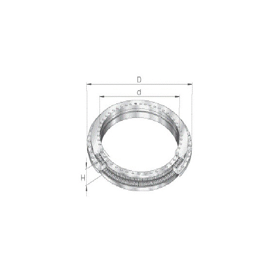 Rodamiento axial-radial YRT80-TV (INA)