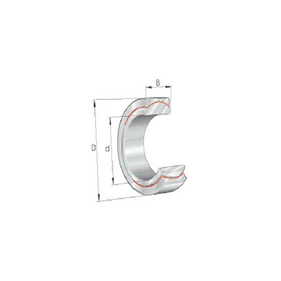 Rtula radial GE160-FW-2RS-B (INA)